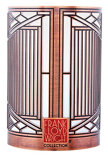 Ebros 3.25 Inch Frank Lloyd Wright Collection Evans House Votive Holder - Image 2