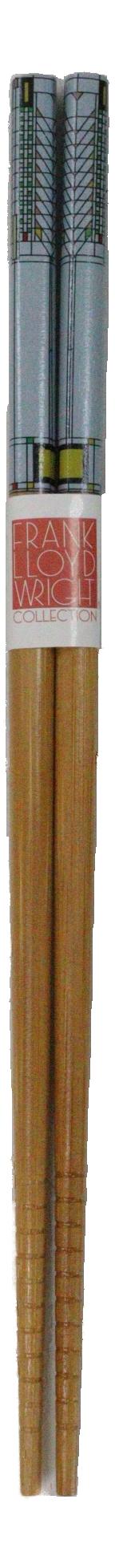 5 Pairs Of Tree Of Life Martin House Frank Wright Ridged Wooden Chopsticks Set - Image 4