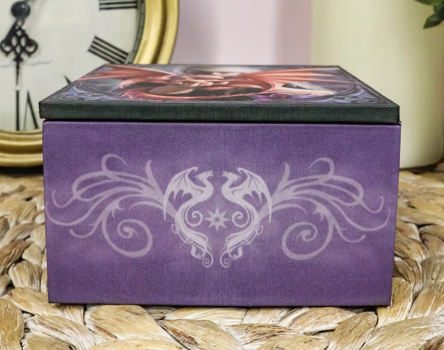 Anne Stokes Dragonkin Release The Dragon Decorative Jewelry Box With Mirror - Image 6