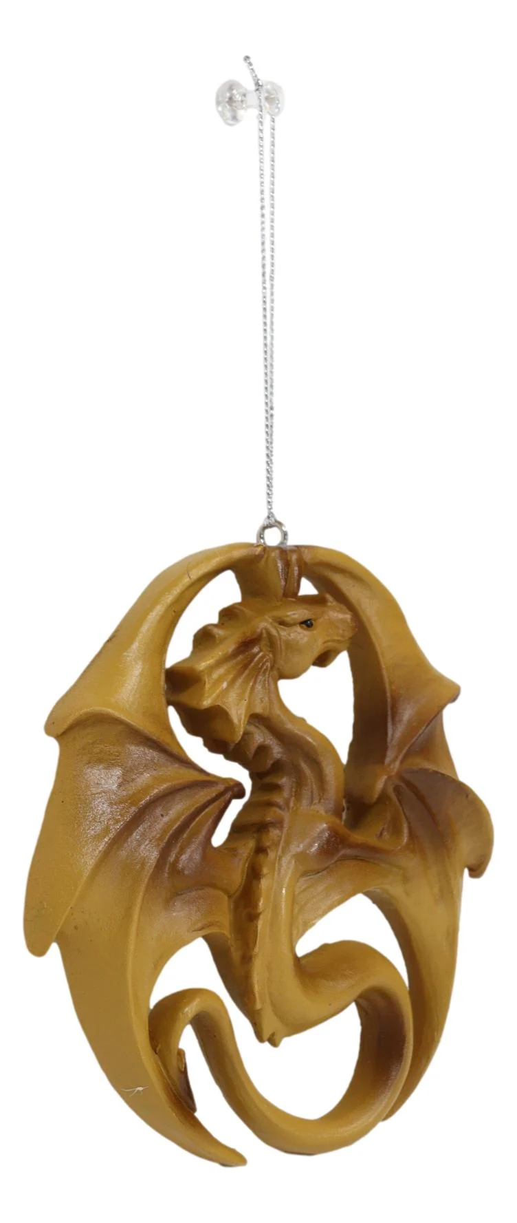Anne Stokes Fantasy Royal Seal Golden Medal Dragon Tree Hanging Ornament Decor - Image 3