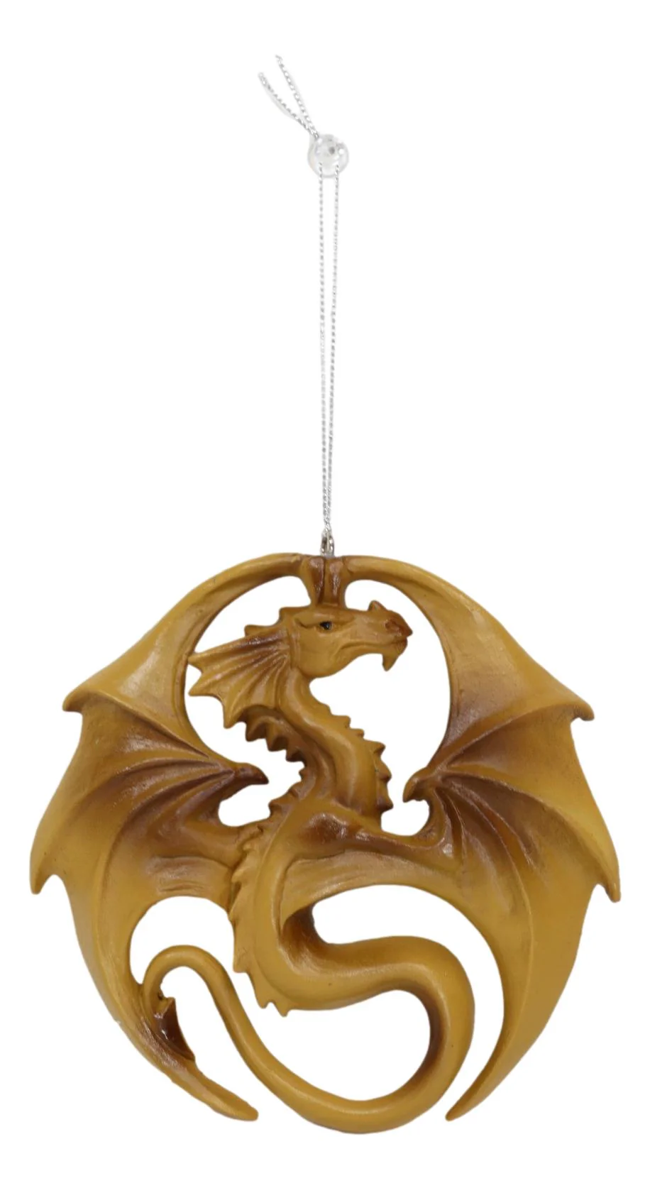 Anne Stokes Fantasy Royal Seal Golden Medal Dragon Tree Hanging Ornament Decor - Image 4