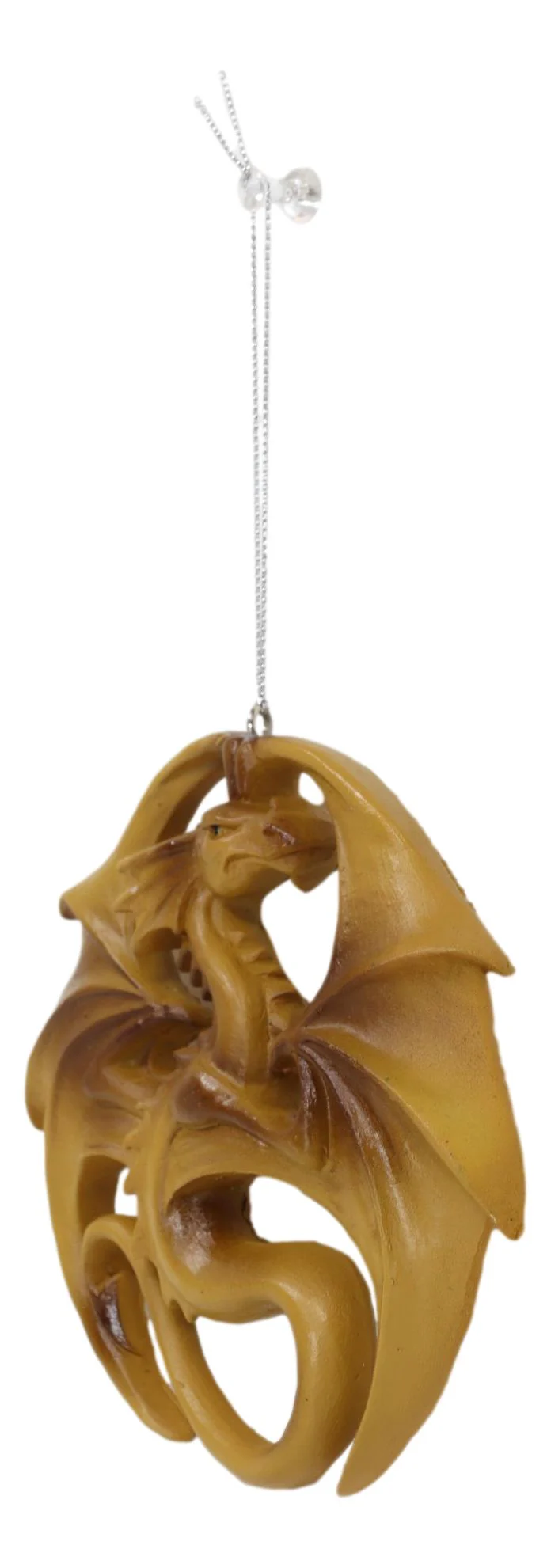 Anne Stokes Fantasy Royal Seal Golden Medal Dragon Tree Hanging Ornament Decor - Image 5