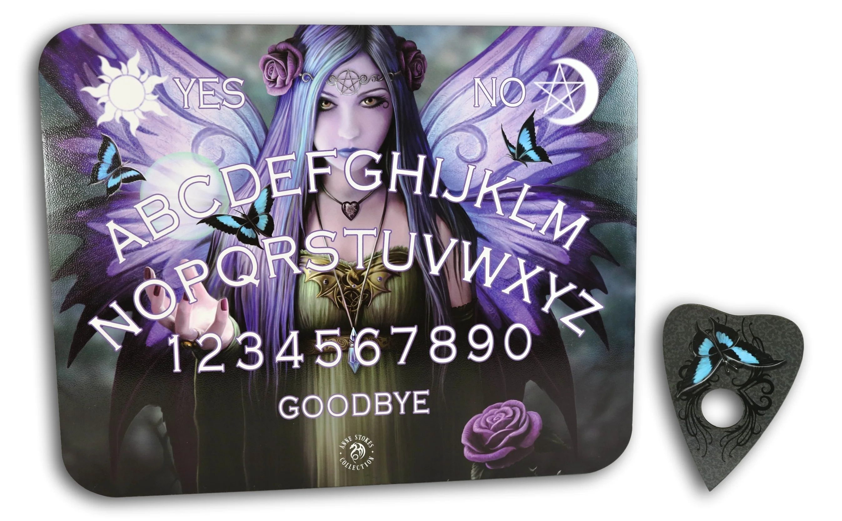Anne Stokes Mystic Aura Fairy Paranormal Ouija Spirit Board Game With Planchette - Image 5