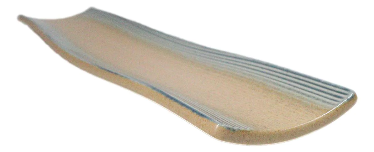 Ao Nagashi Collection Large 16.5" Elongated Rectangular Wavy Serving Platter - Image 2