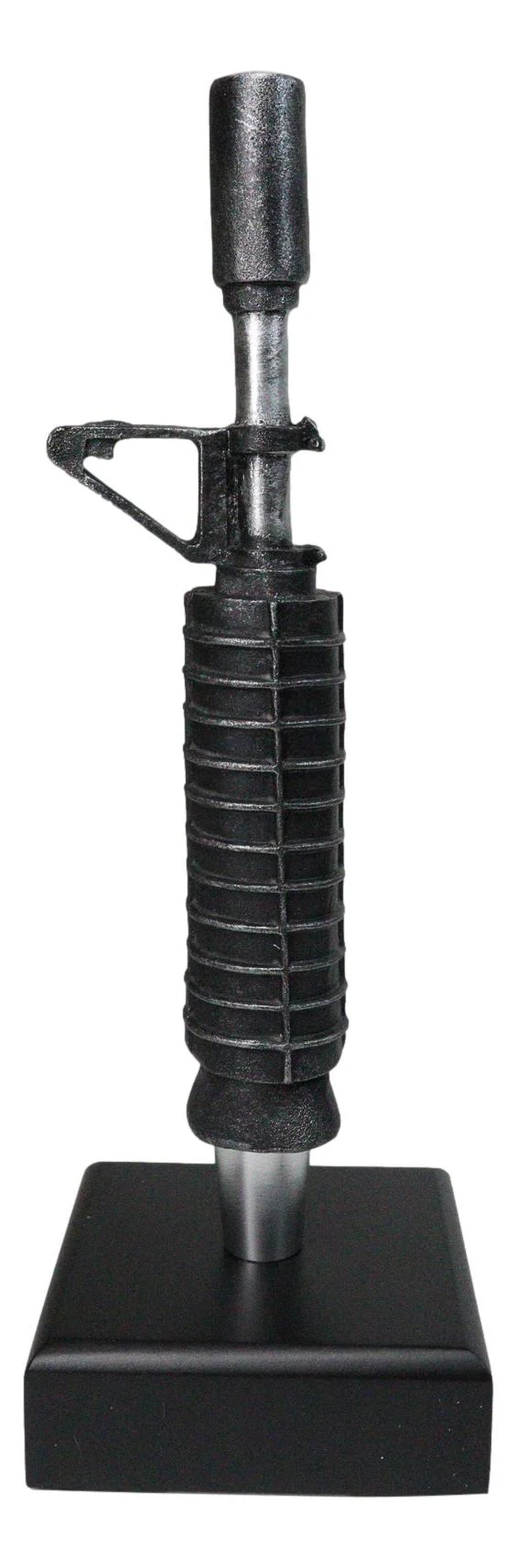 AR15 Rifle Barrel Novelty Beer Tap Handle Figurine W/ Base Barware Accessory - Image 6