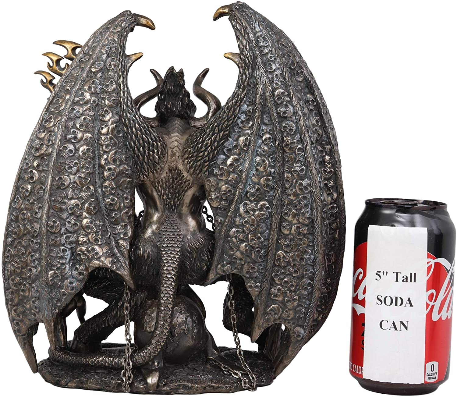 Arch Devil Morning Star Figurine Baphomet Statue Fallen Angel - Image 5