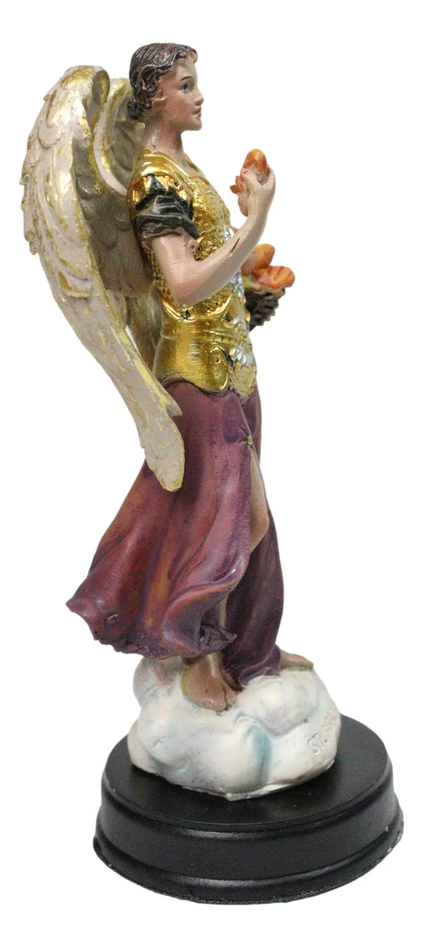 Archangel Angel Barachiel The Blessings of God with Bread Basket Figurine 5"H - Image 4