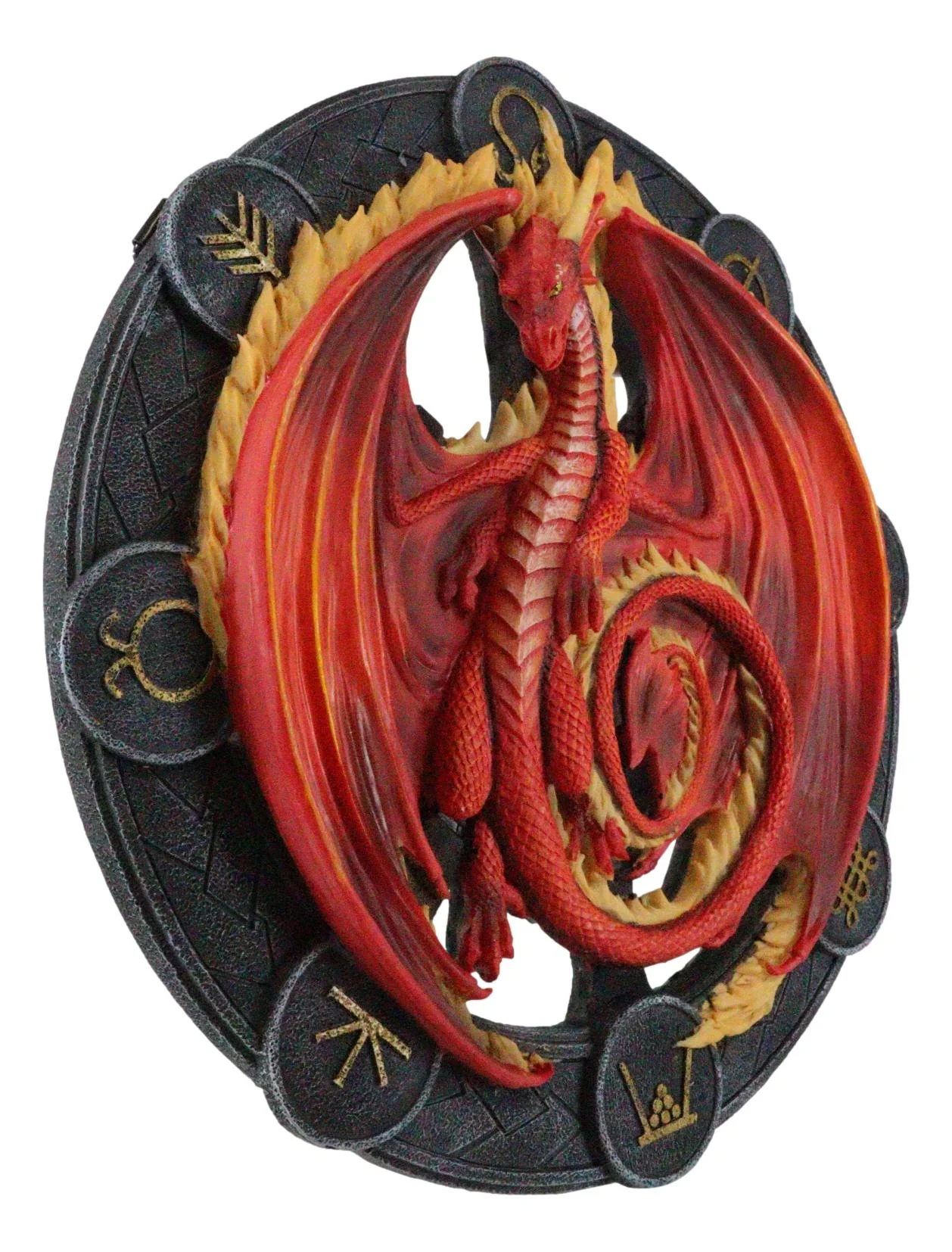 Beltane Drake Ember Flame Wheel of The Year Sabbats Of The Dragon Wall Decor - Image 4