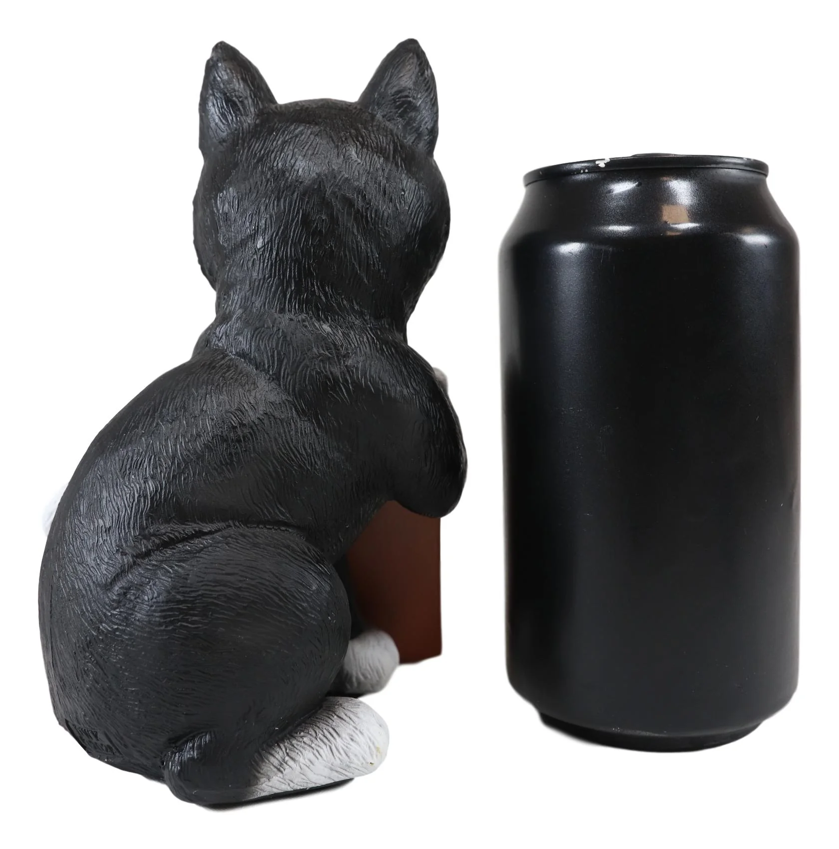 Ebros Black White Cat W/Please Seat Yourself Sign Decorative Toilet Figurine - Image 4