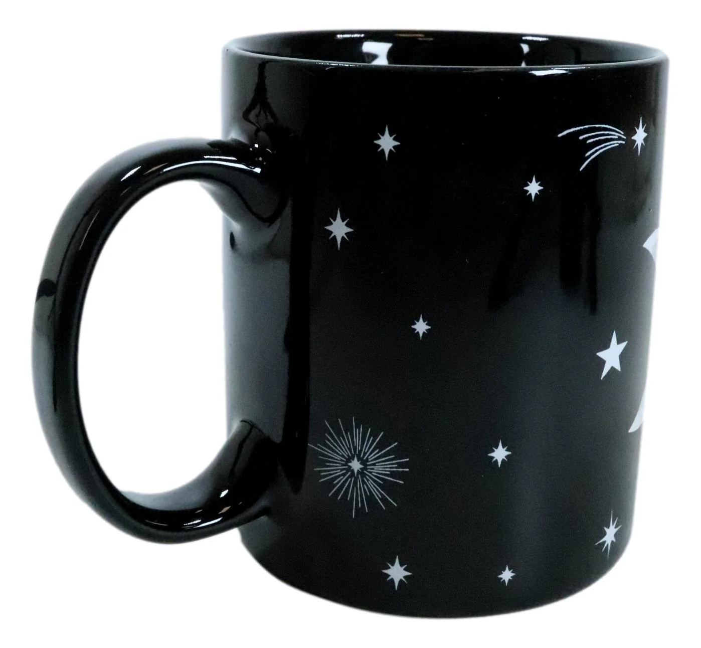 Black Wicca Alchemy Sacred Triple Moon Goddess Magic Porcelain Coffee Mug 11Oz - Image 4