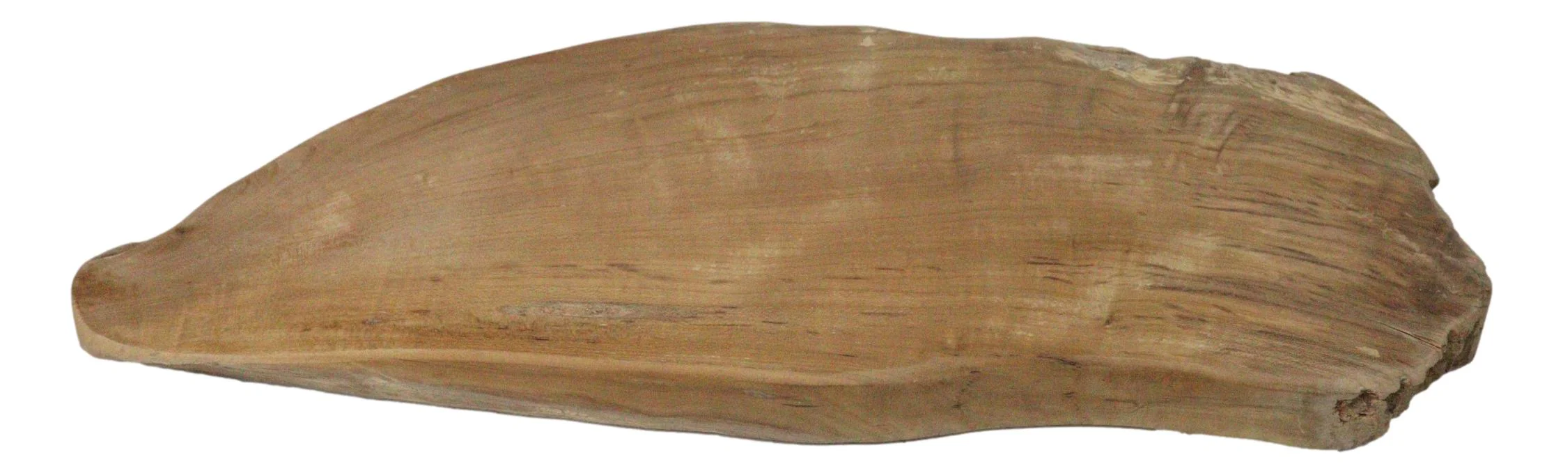 Bohemian Rustic Live Edge Irregular Shaped Teak Wood Charcuterie Cheeseboard - Image 5