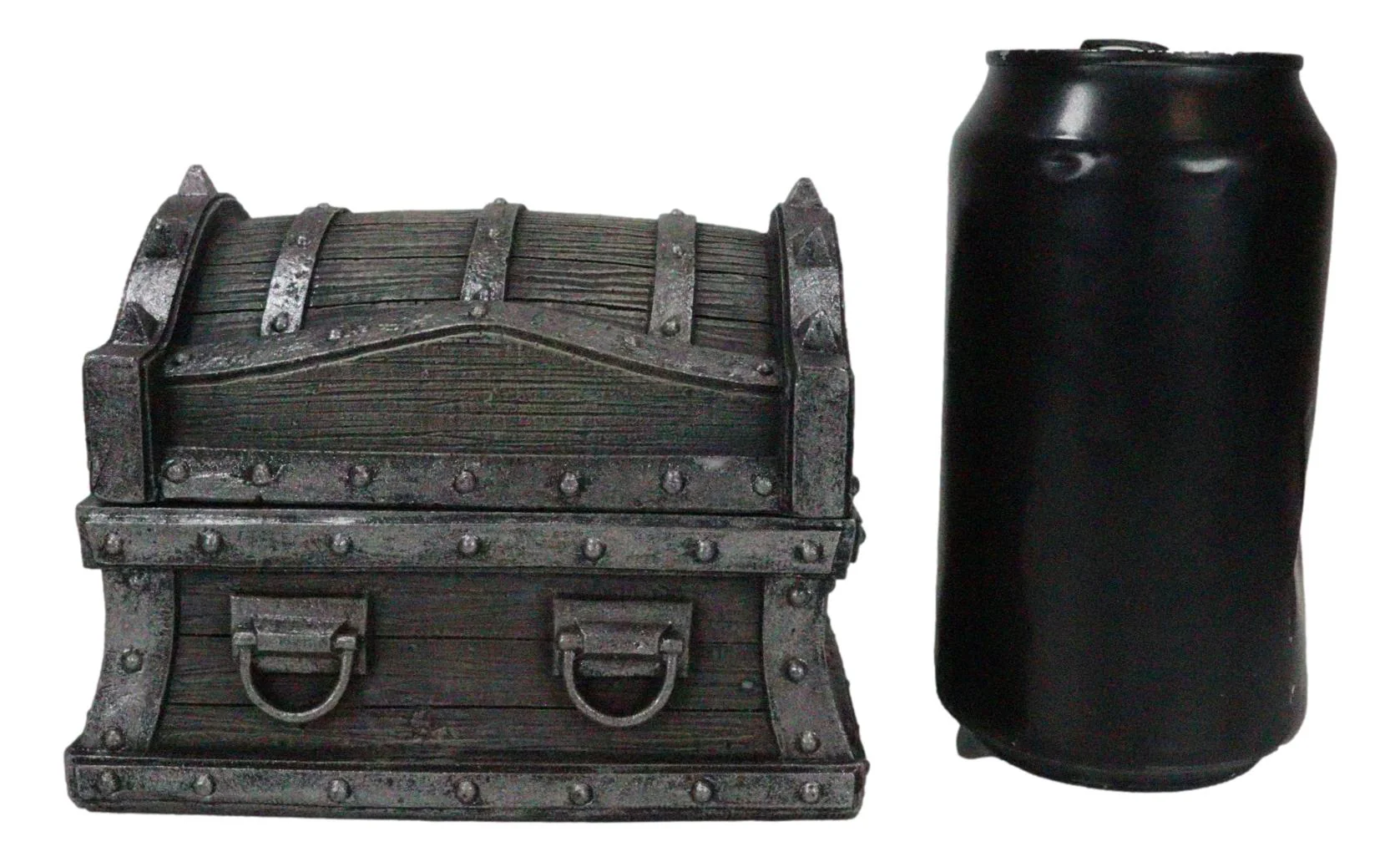 Caribbean Barbarian Pirate Davy Jones Spiked Treasure Chest Small Decorative Box - Image 7