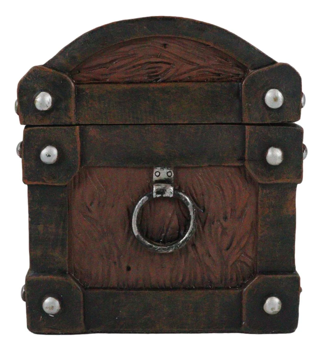 Caribbean Pirate Skull With Crossed Bones Ship Anchor Davy Jones Decorative Box - Image 3