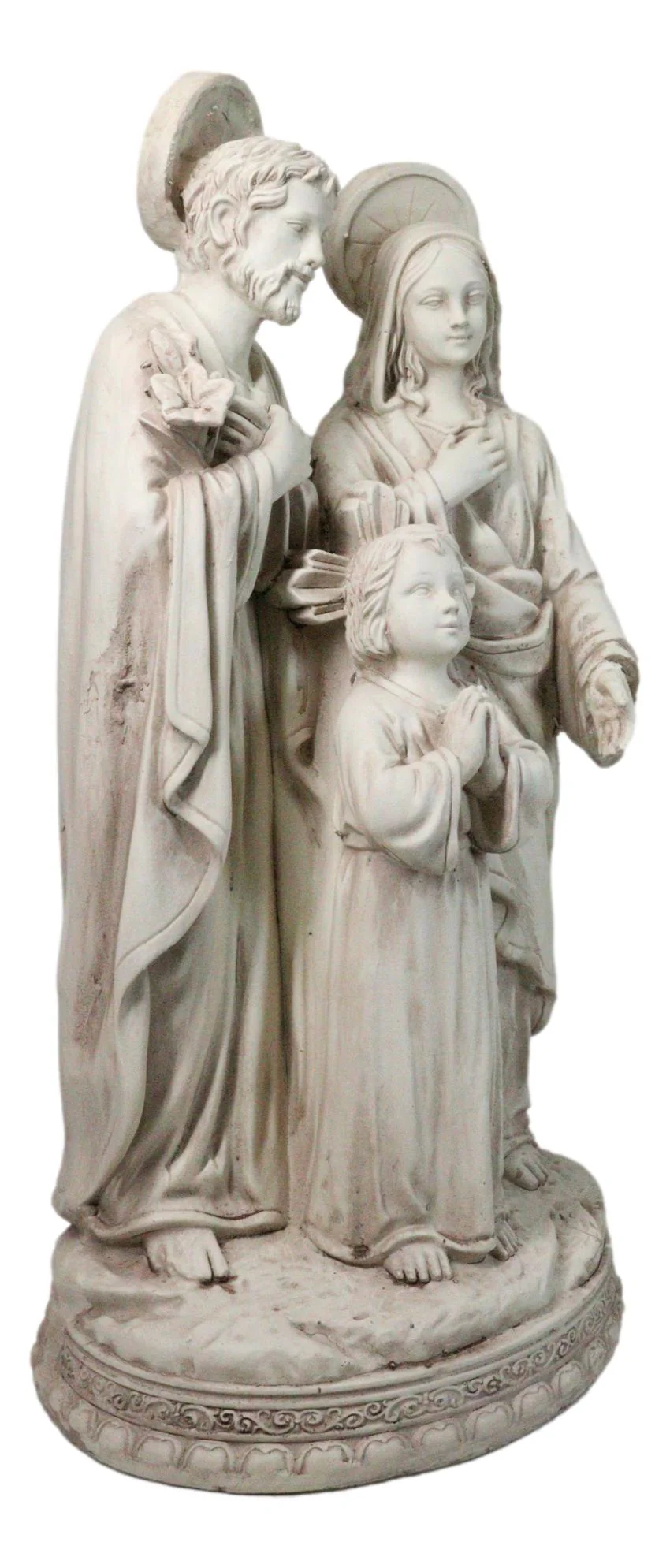 Catholic Church The Holy Family Mary Joseph Jesus Large Outdoor Statue 24" Tall - Image 6