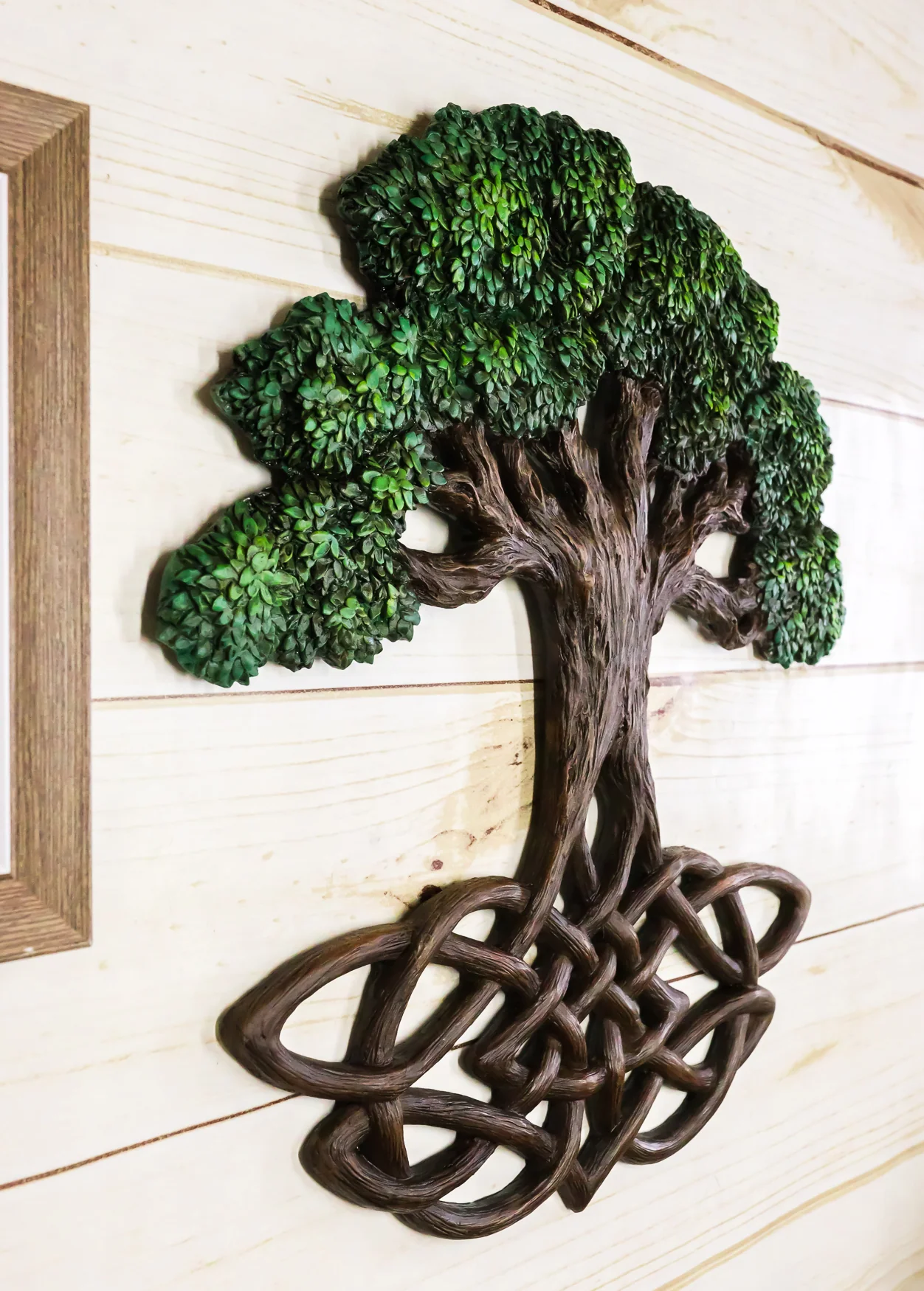 Celtic Tree of Life Yggdrasil With Knotwork Roots Decorative Wall Plaque Decor - Image 6