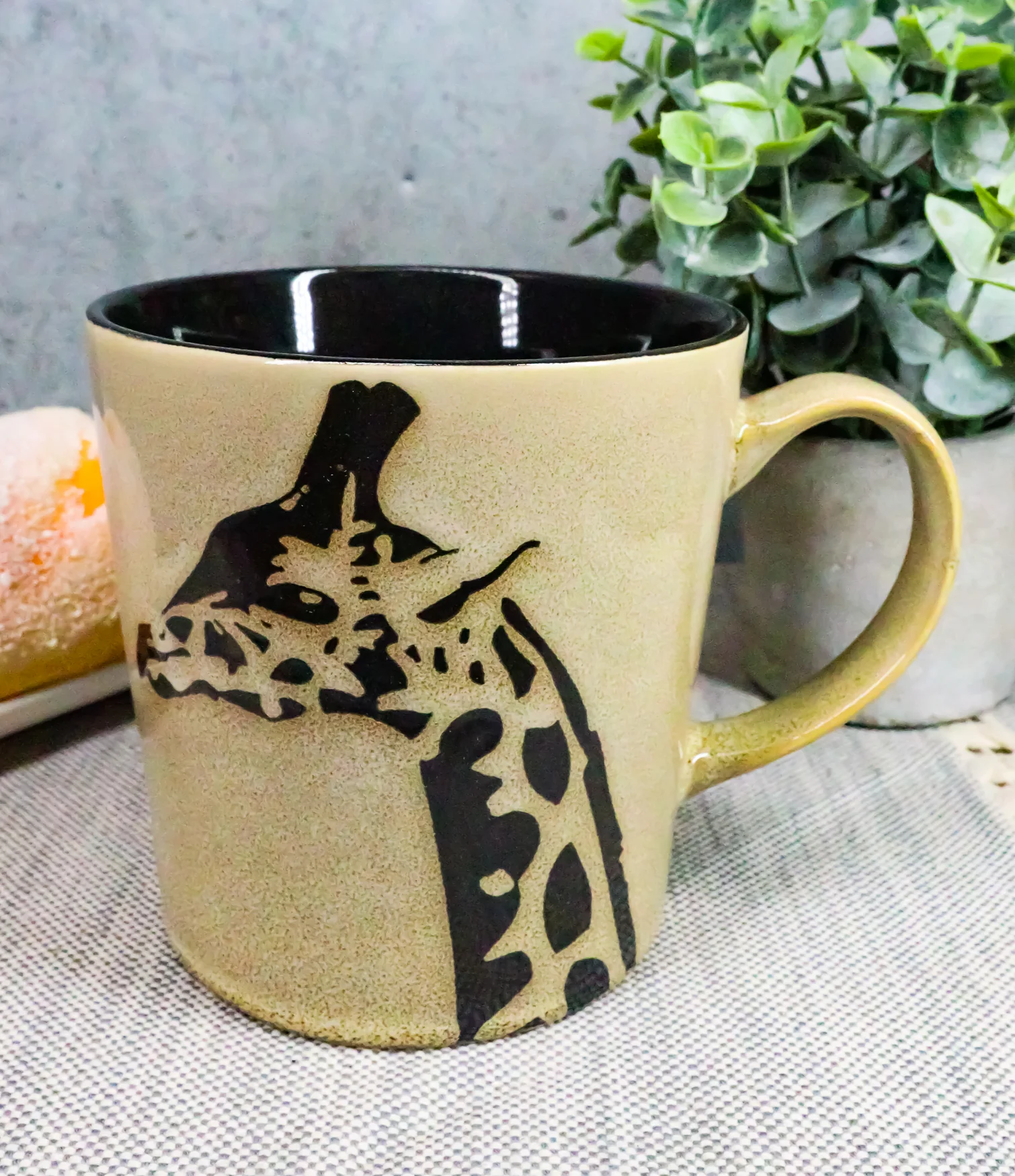 Ebros Ceramic Animal Spirit Long Necked Giraffe Print Drinking Beverage Mug 16oz - Image 4