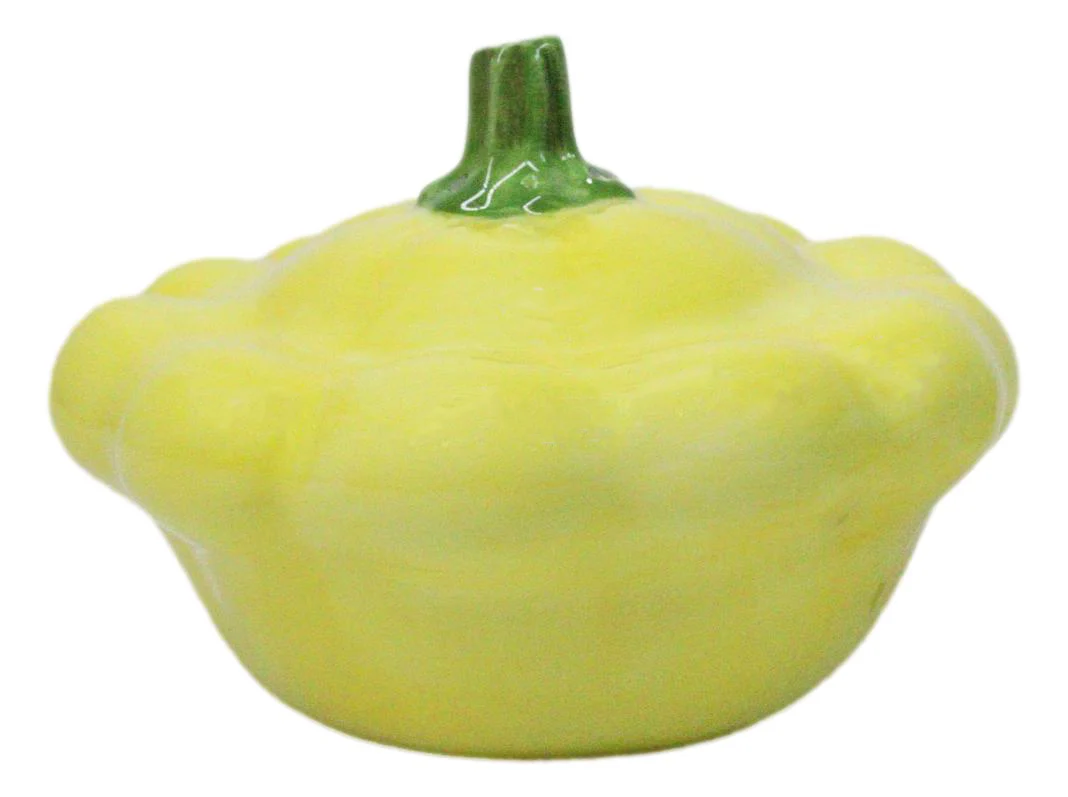Ceramic Autumn Festive Yellow And Green Squash Salt And Pepper Shakers Set - Image 4
