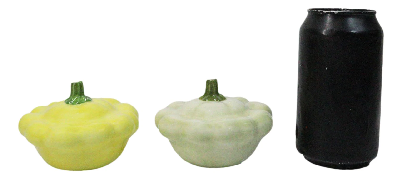 Ceramic Autumn Festive Yellow And Green Squash Salt And Pepper Shakers Set - Image 6