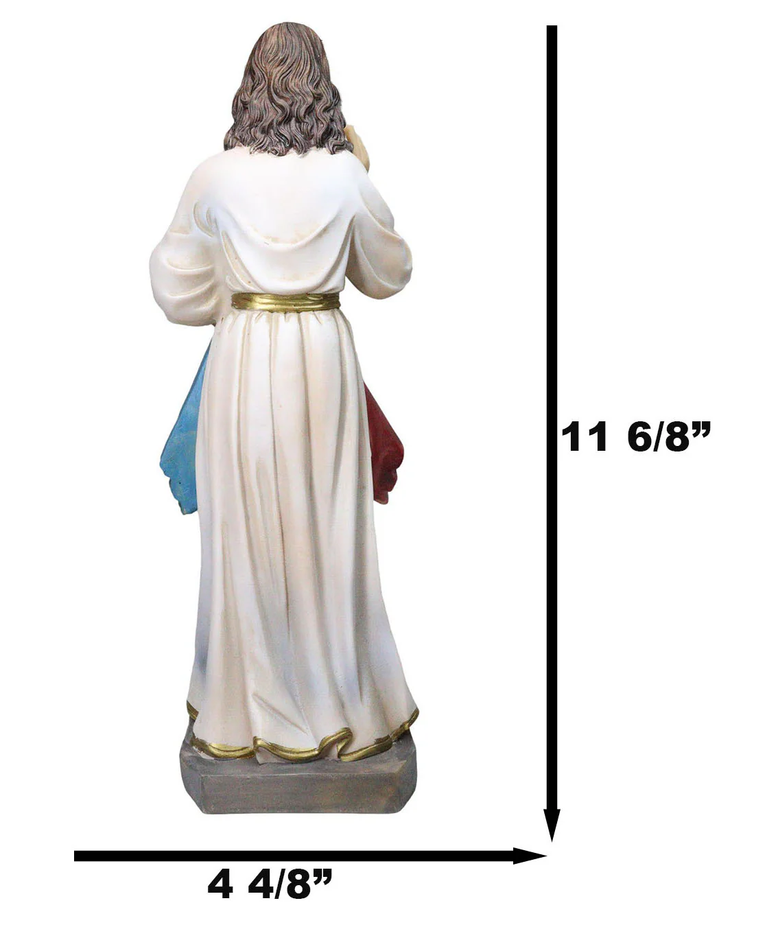Christian Catholic Devotion Christian Divine Mercy of Jesus Christ Figurine 12"H - Image 6