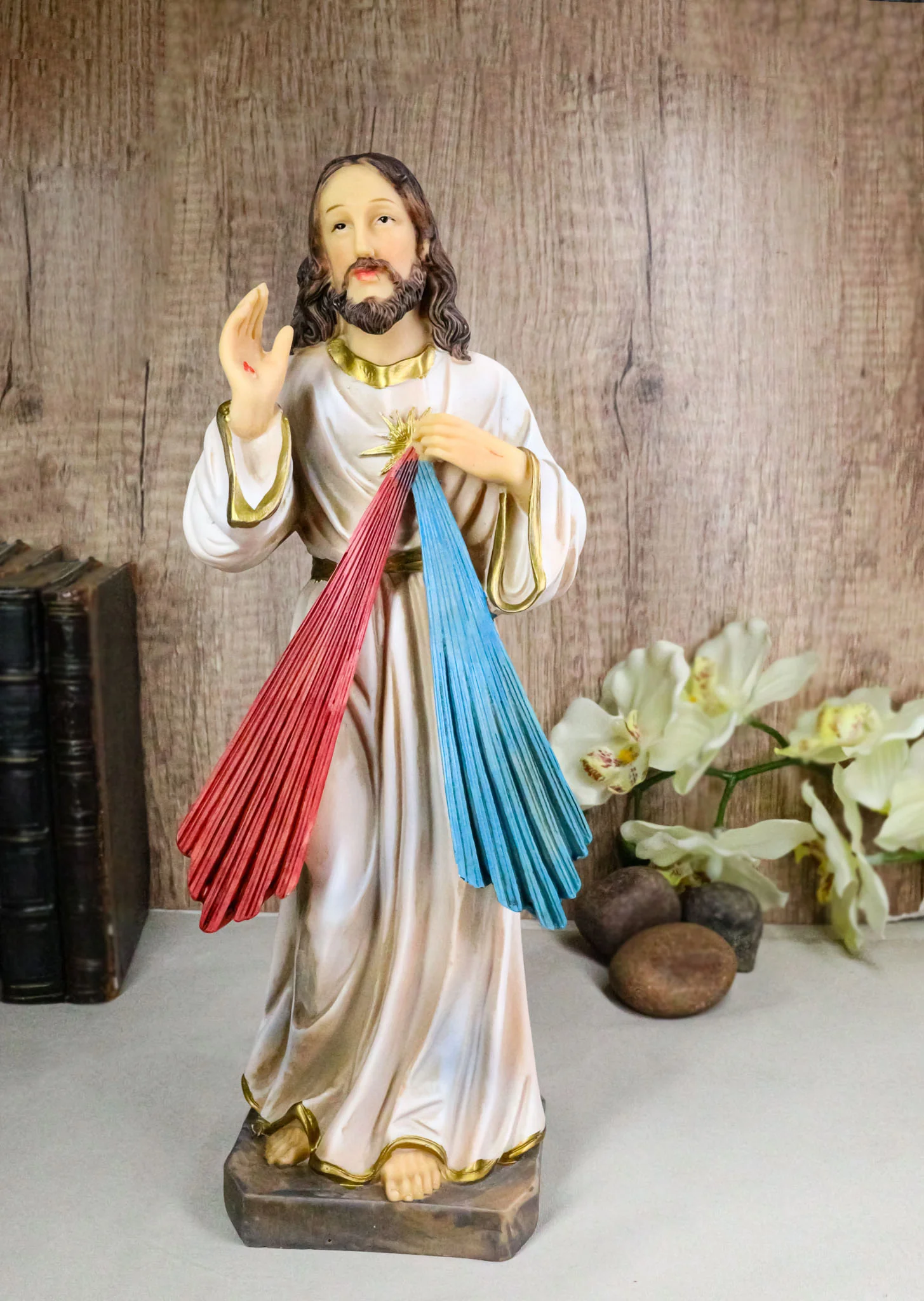 Christian Catholic Devotion Christian Divine Mercy of Jesus Christ Figurine 12"H - Image 8