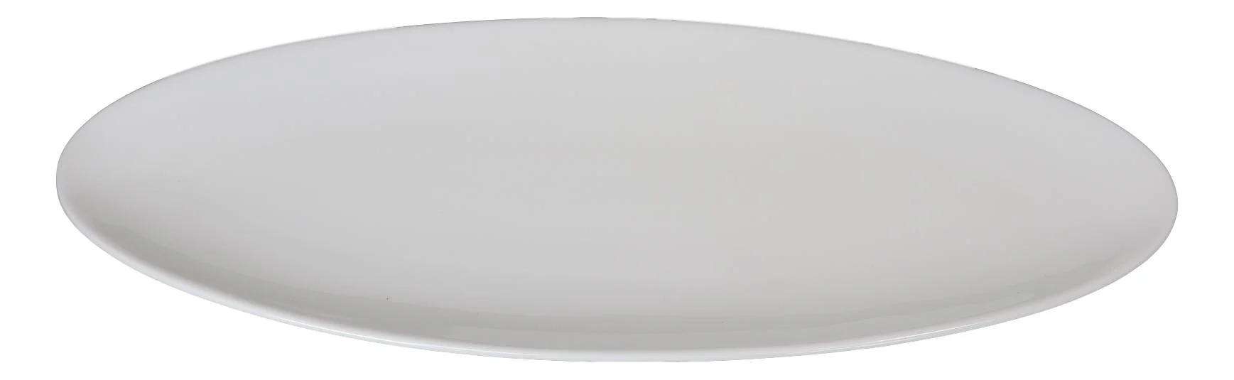 Contemporary Sleek Design White Porcelain Oval Plate Serving Platter 16"Long - Image 6
