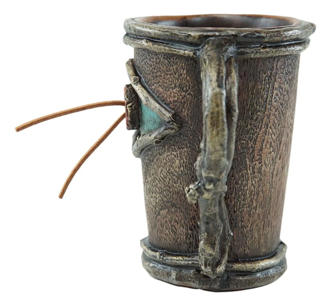 Country Western Faux Branch Wood Tumbler Cup Soap Dish and Toothbrush Holder Set - Image 9