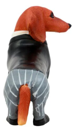 Cute Doxie Collection Wedding Groom Tuxedo Dachshund Figurine Dog Collectible - Image 5