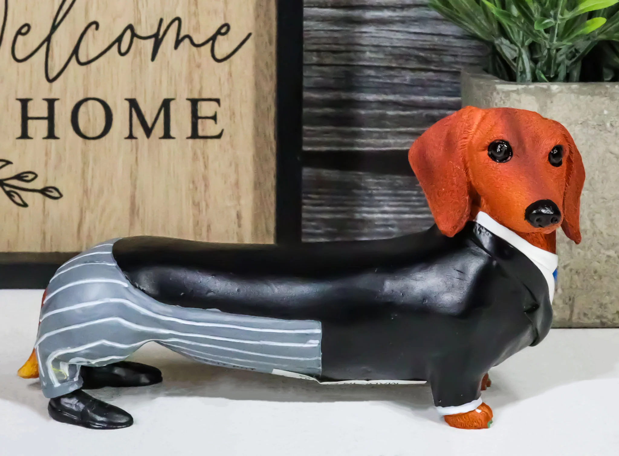 Cute Doxie Collection Wedding Groom Tuxedo Dachshund Figurine Dog Collectible - Image 7