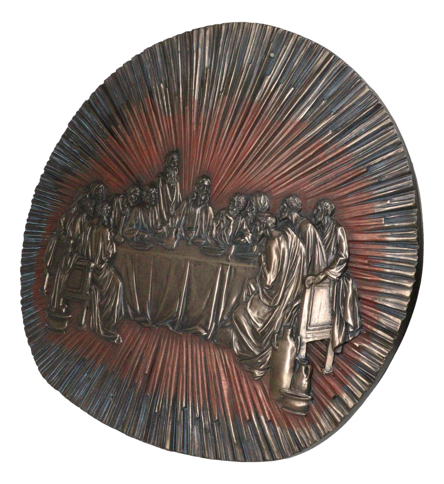 Da Vinci The Last Supper of Jesus and Disciples Wall Decorative Relief Figurine - Image 4