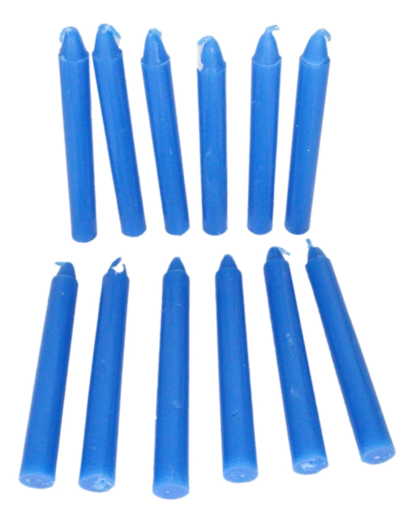 Dark Blue Wisdom Truth Pack of 12 Wicca Occult Witch Ritual Spell Chime Candles - Image 3