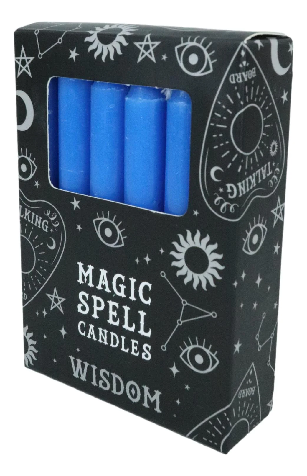 Dark Blue Wisdom Truth Pack of 12 Wicca Occult Witch Ritual Spell Chime Candles - Image 6