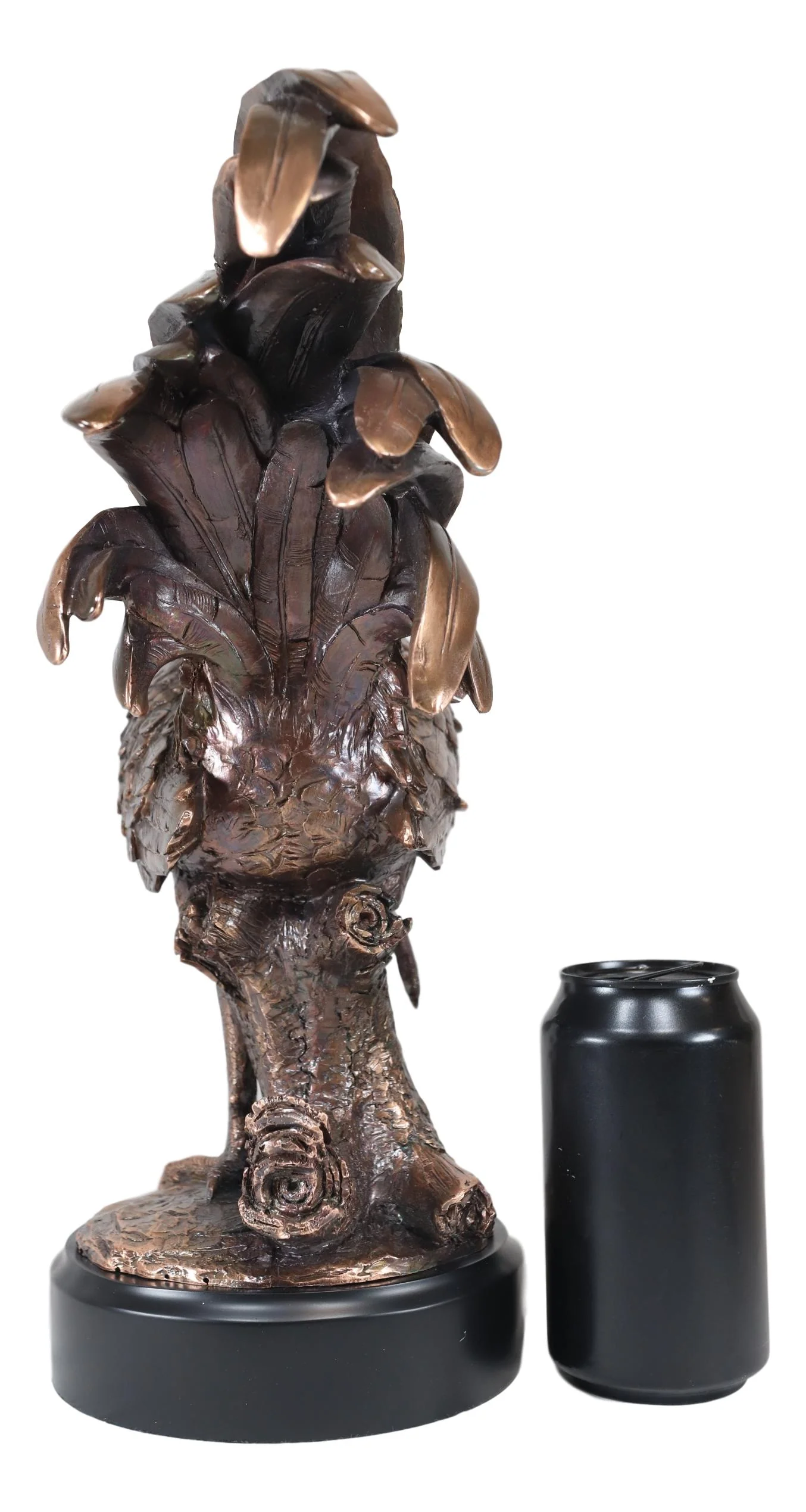 Ebros Decorative Large Rustic Country Farm Rooster Bronze Electroplated Statue - Image 6