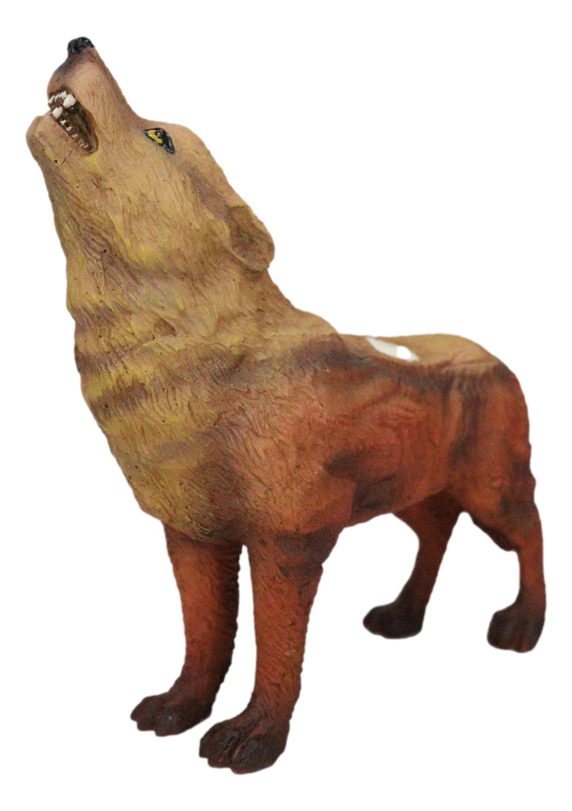 Desert Grand Canyons Native Tribal Howling Wolf Totem Spirit Figurine 6.25"L - Image 5