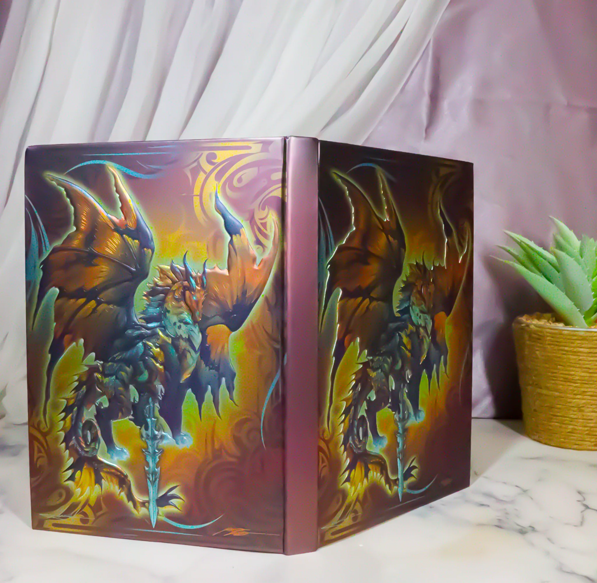 Dragons Lair Fantasy Thunder Blade Sky Dragon Embossed Journal Diary Notebook - Image 9