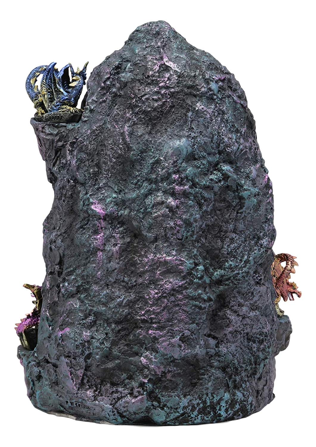 Ebros 12 Miniature Dragons with Color Changing LED Light Display Cave Statue - Image 4