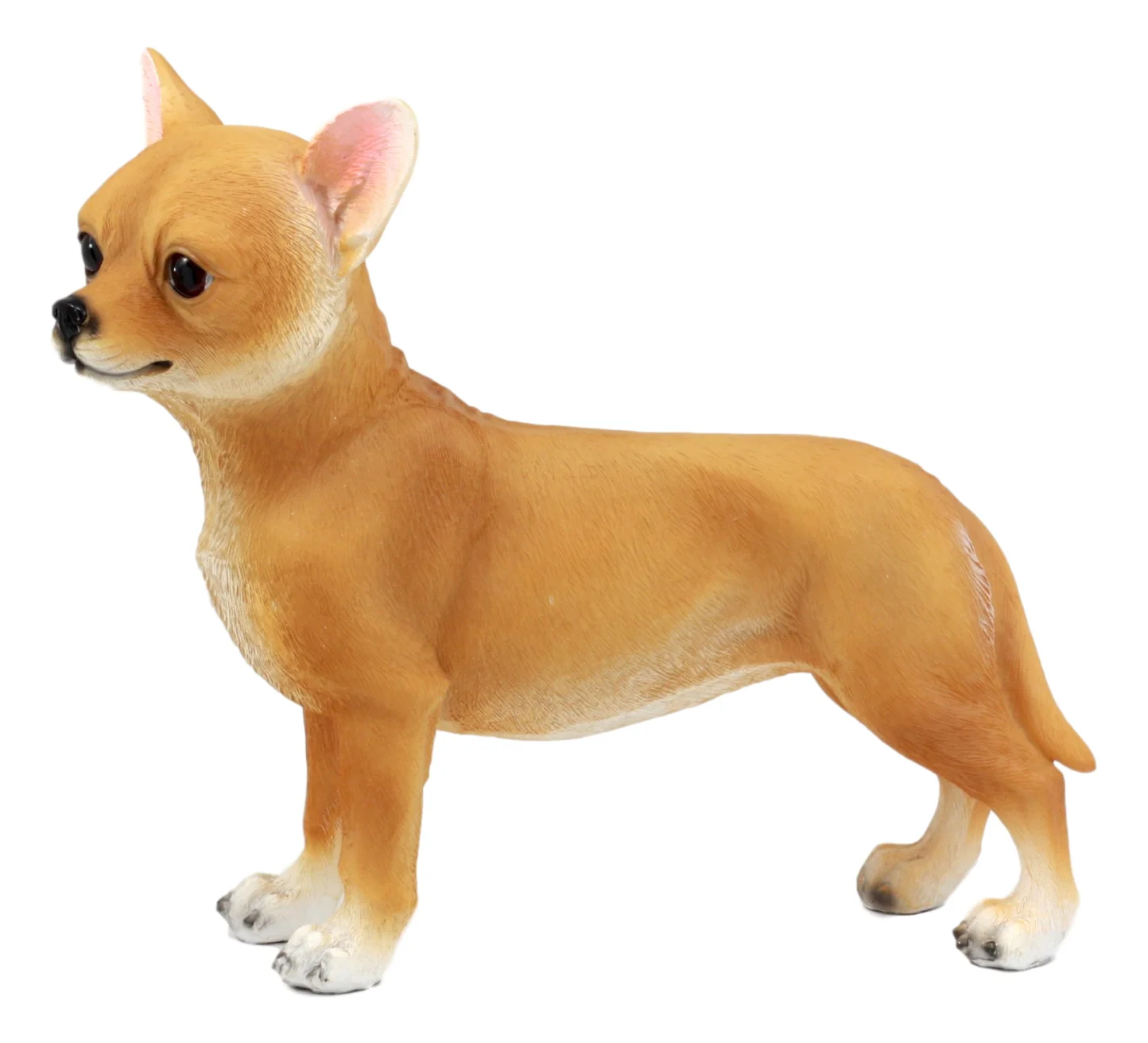 Ebros Adorable Chiquito Chihuahua Dog Statue 7.75"L Lifelike Short Hair Chihuahua - Image 2