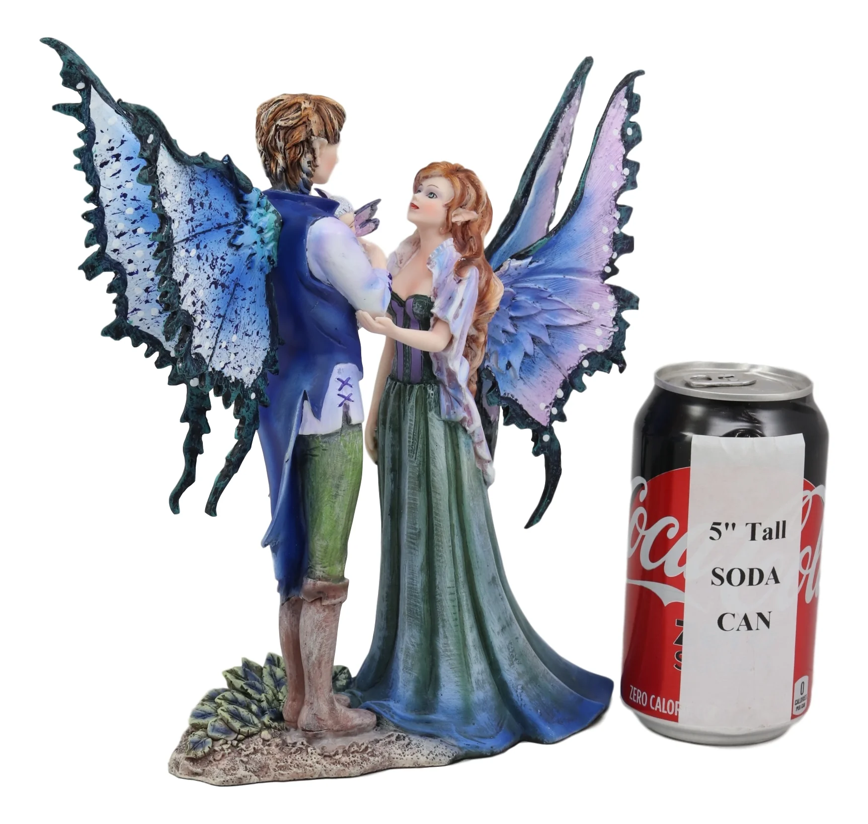 Ebros Amy Brown Family Love Fairy Mother Father and Baby Child Statue 9.5" Tall Fantasy Mythical Faery Garden Magic Collectible Figurine Fairies Pixies Nymphs Decor - Image 3