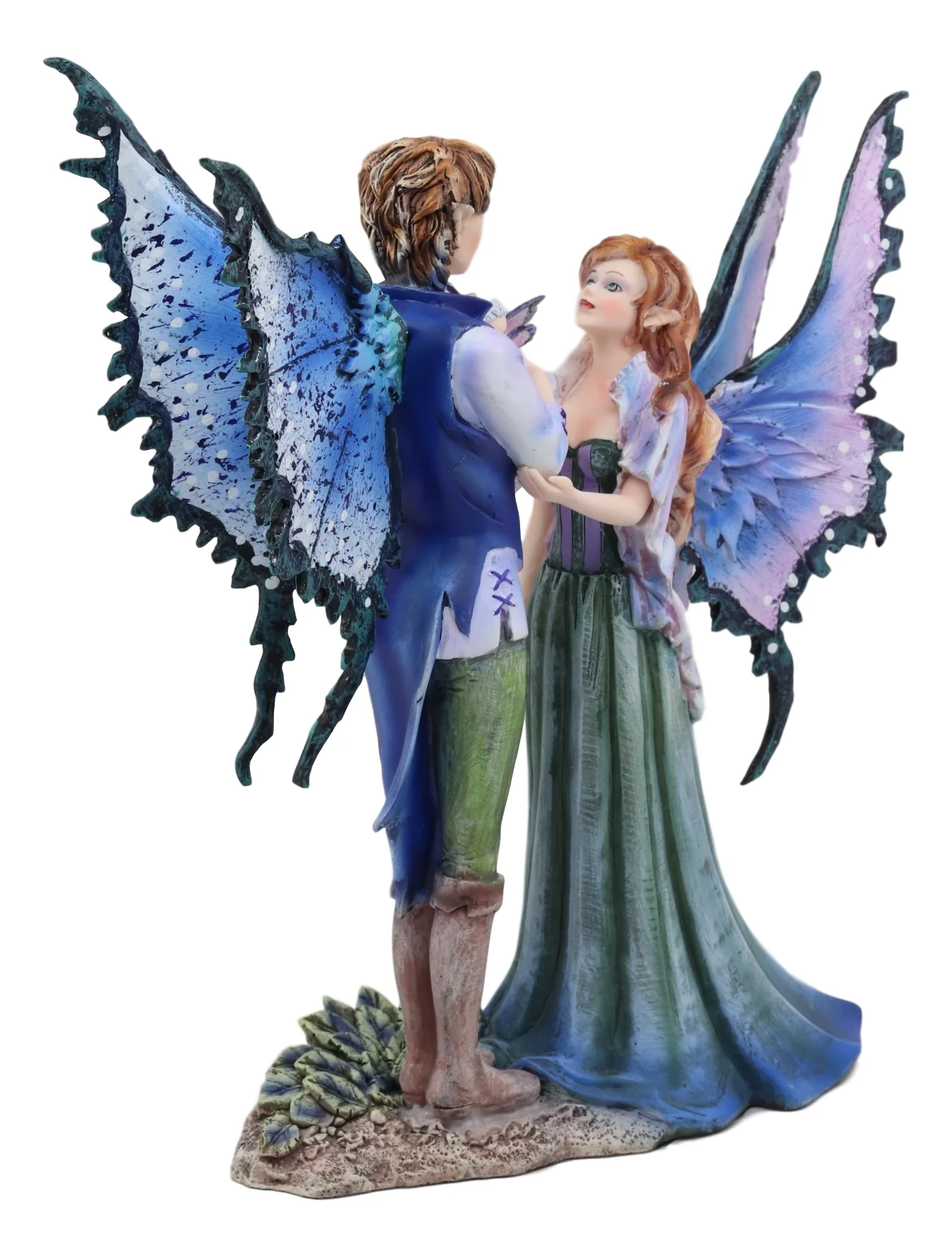Ebros Amy Brown Family Love Fairy Mother Father and Baby Child Statue 9.5" Tall Fantasy Mythical Faery Garden Magic Collectible Figurine Fairies Pixies Nymphs Decor - Image 4
