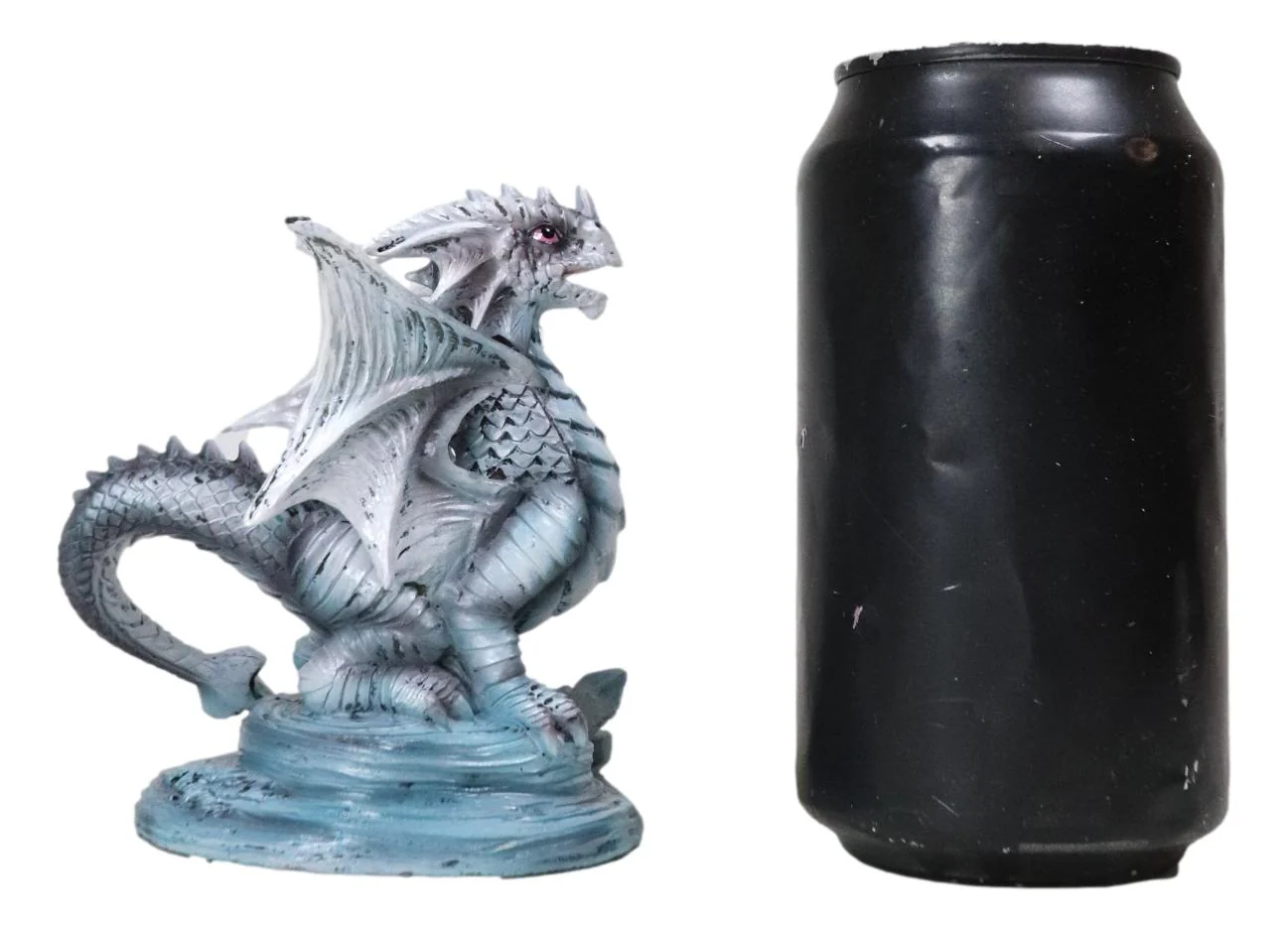 Ebros Baby Blue Sea Rock Dragon Wyrmling Collectible Statue 4.25" Long Figurine - Image 7
