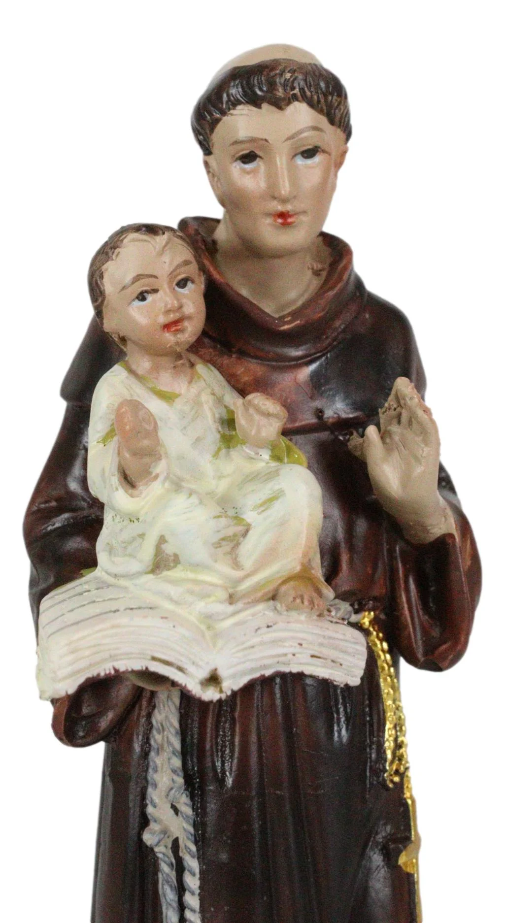 Ebros Catholic Church Saint Anthony of Padua Carrying Baby Jesus Statue 12.75"H - Image 7