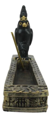Ebros Egyptian God Of The Sky Horus Falcon Incense Burner Statue Pharaoh Heru - Image 3