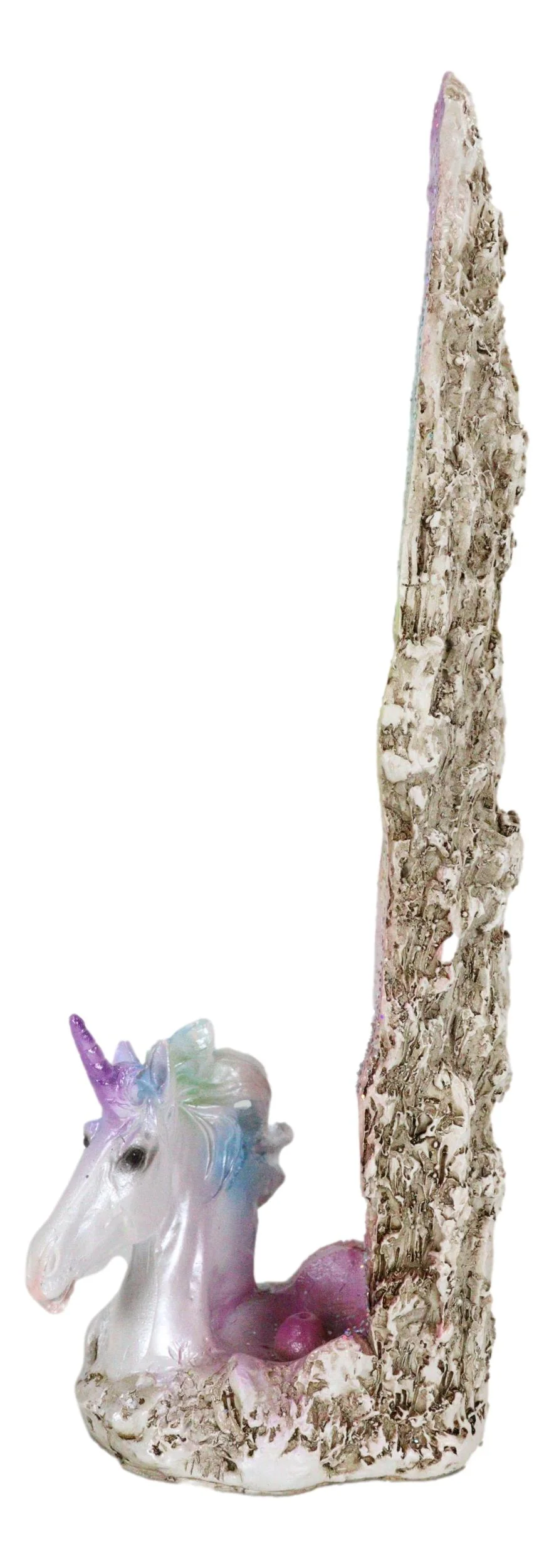 Ebros Fantasy Rainbow Sacred Unicorn by Crystal Pillar Incense Holder Burner - Image 7