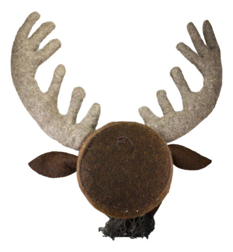 Ebros Fiona Walker England Handmade Organic Baby Animal Head Wall Decor The Originals Collection Large (Moose Head) - Image 4
