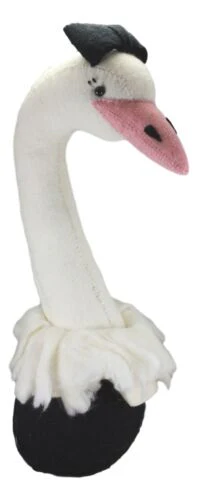 Ebros Fiona Walker England Handmade Organic Girl Ostrich Head Wall Decor Large 24"H - Image 2