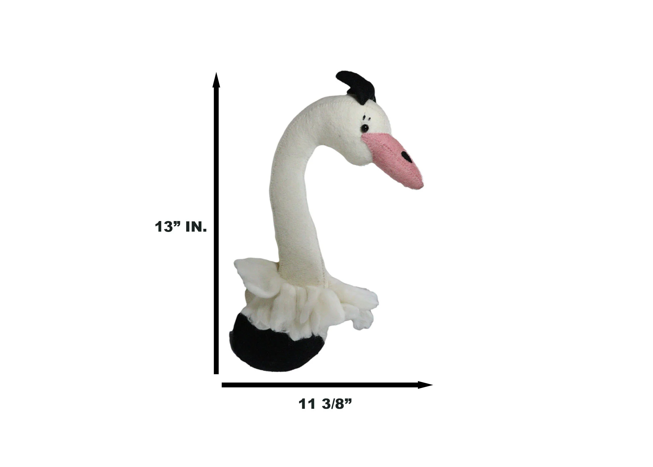 Ebros Fiona Walker England Handmade Organic Girl Ostrich Head Wall Decor Large 24"H - Image 6