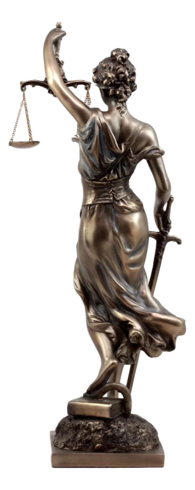 Ebros Gift Bronzed Resin Greek Goddess Lady Of Justice Statue 13.5"H La Justicia Dike Figurine - Image 5