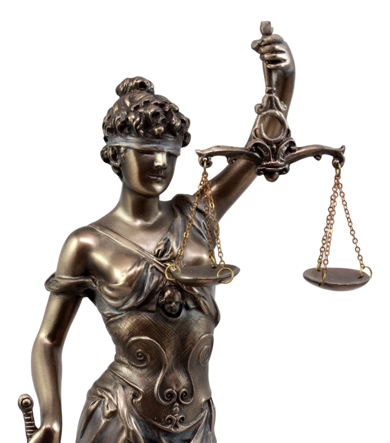 Ebros Gift Bronzed Resin Greek Goddess Lady Of Justice Statue 13.5"H La Justicia Dike Figurine - Image 6