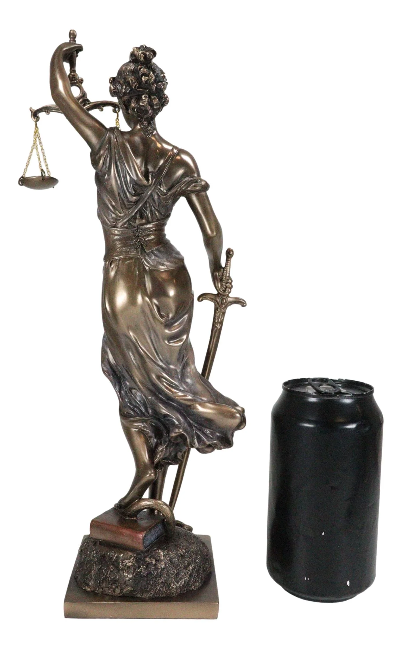 Ebros Gift Bronzed Resin Greek Goddess Lady Of Justice Statue 13.5"H La Justicia Dike Figurine - Image 8