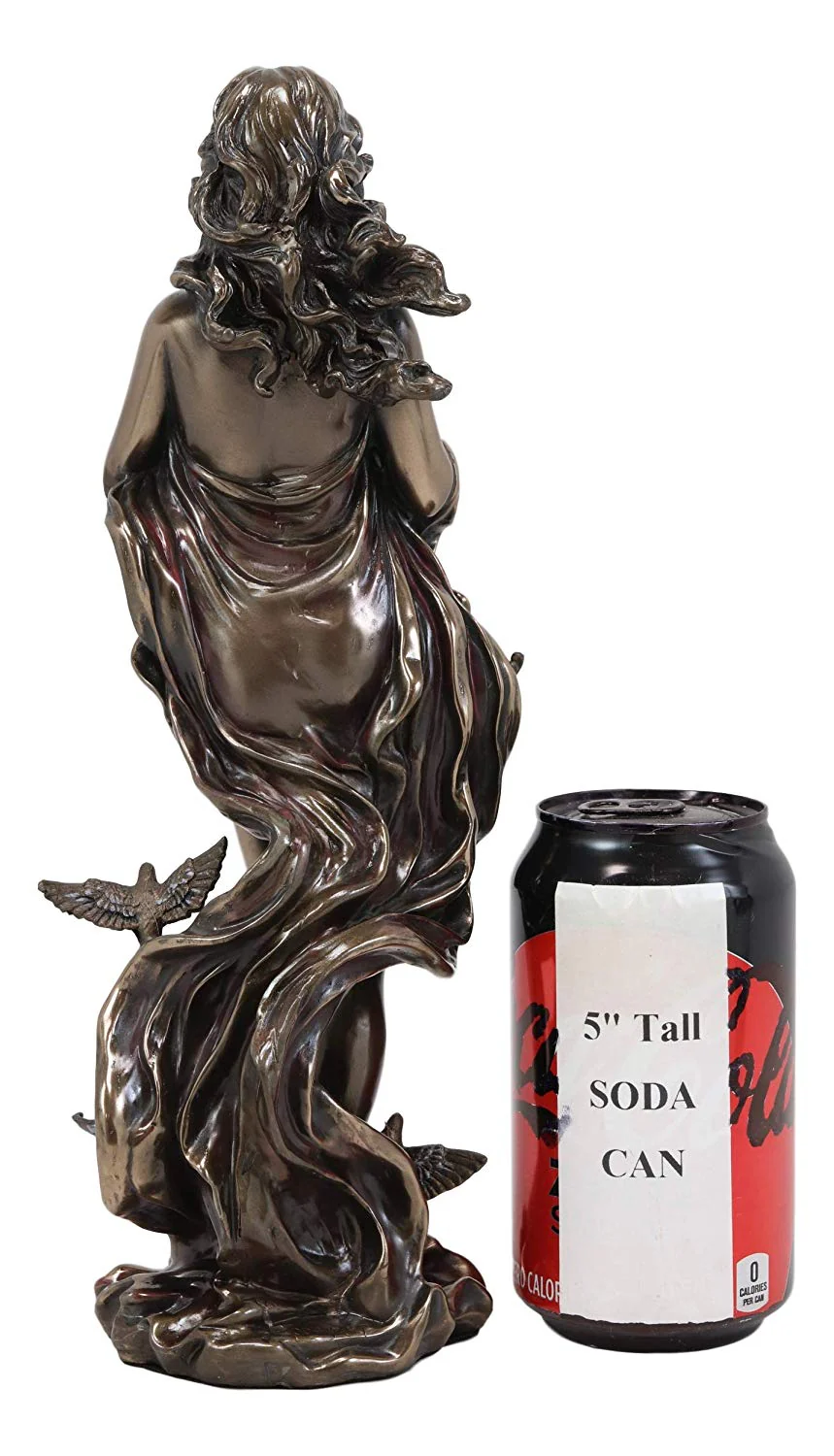 Ebros Greek Nude Aphrodite With Doves Altar Statue Goddess Of Beauty Figurine - Image 5
