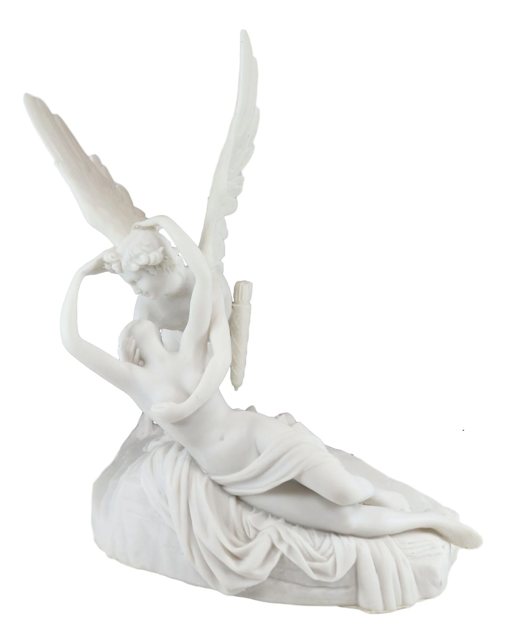 Ebros Cupid Eros And Psyche The Kiss Antonio Canova Figurine Reproduction 12"L - Image 3